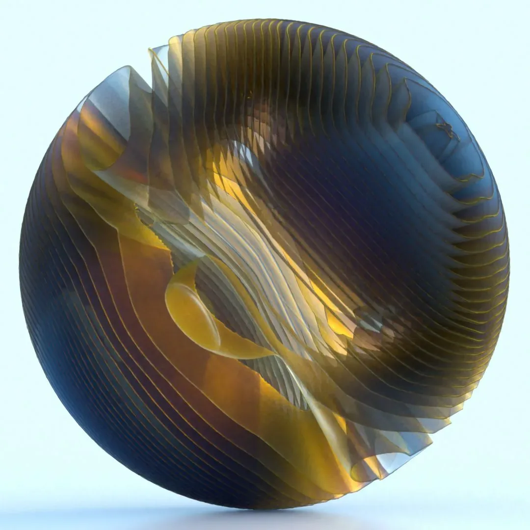 9 Abstract Glass Shapes