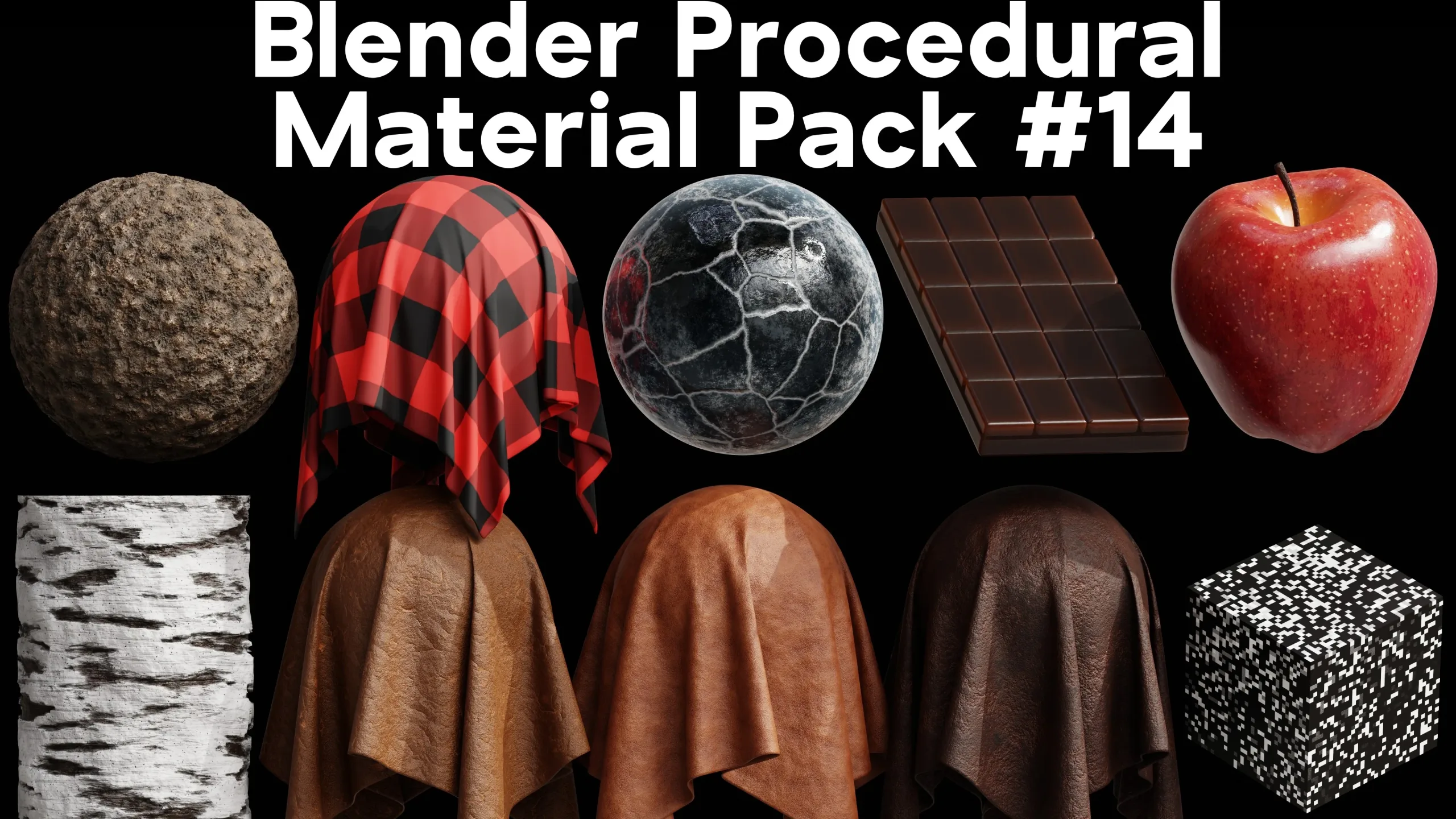 Blender Procedural Material Pack #14