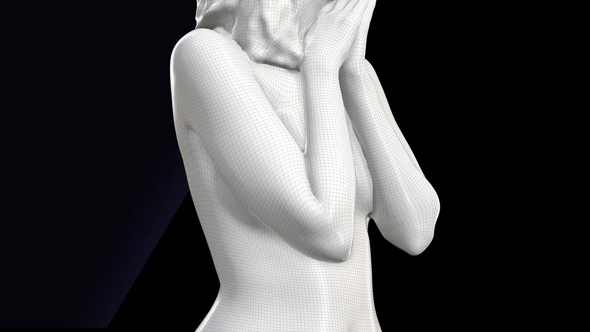 Cleaned 3d Body Scan 3d Model Flippednormals