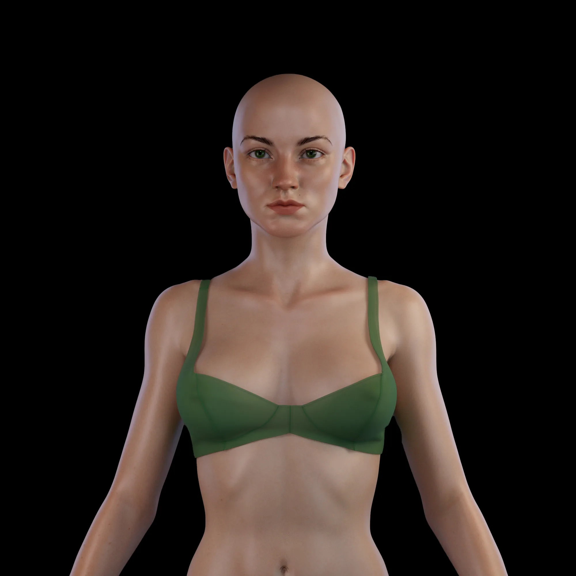 HIGH POLY Female Basemesh for Production