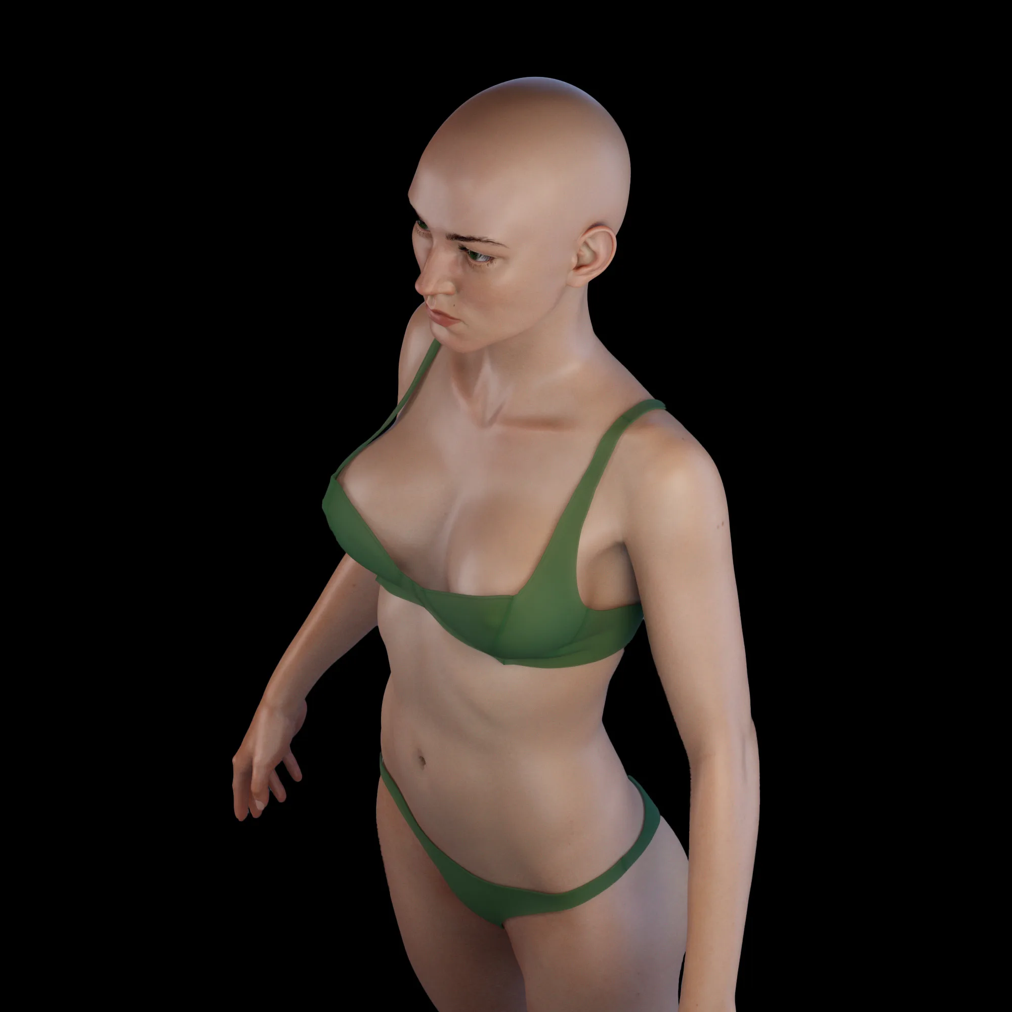 HIGH POLY Female Basemesh for Production