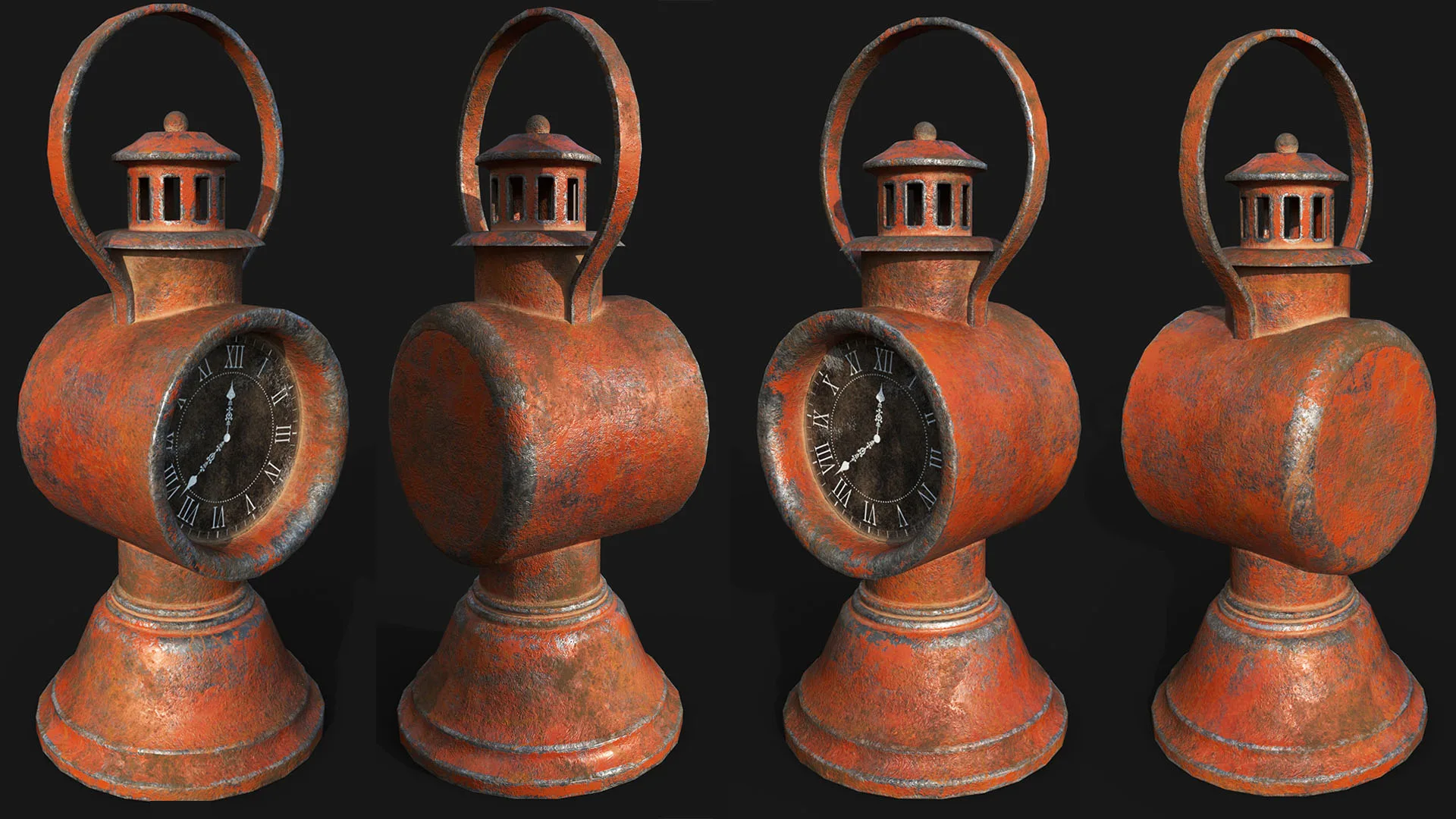 ANTIQUE CLOCK TEXTURING TUTORIAL+ASSET