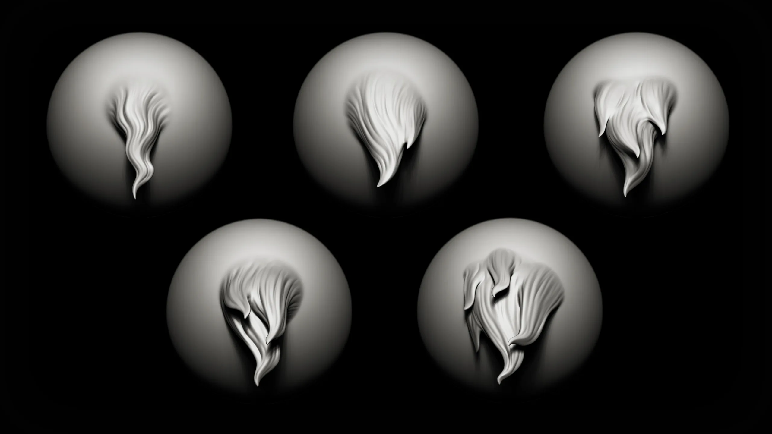 Zbrush + Blender Stylized Hair and Fur 80 Brushes Bundle 20% OFF