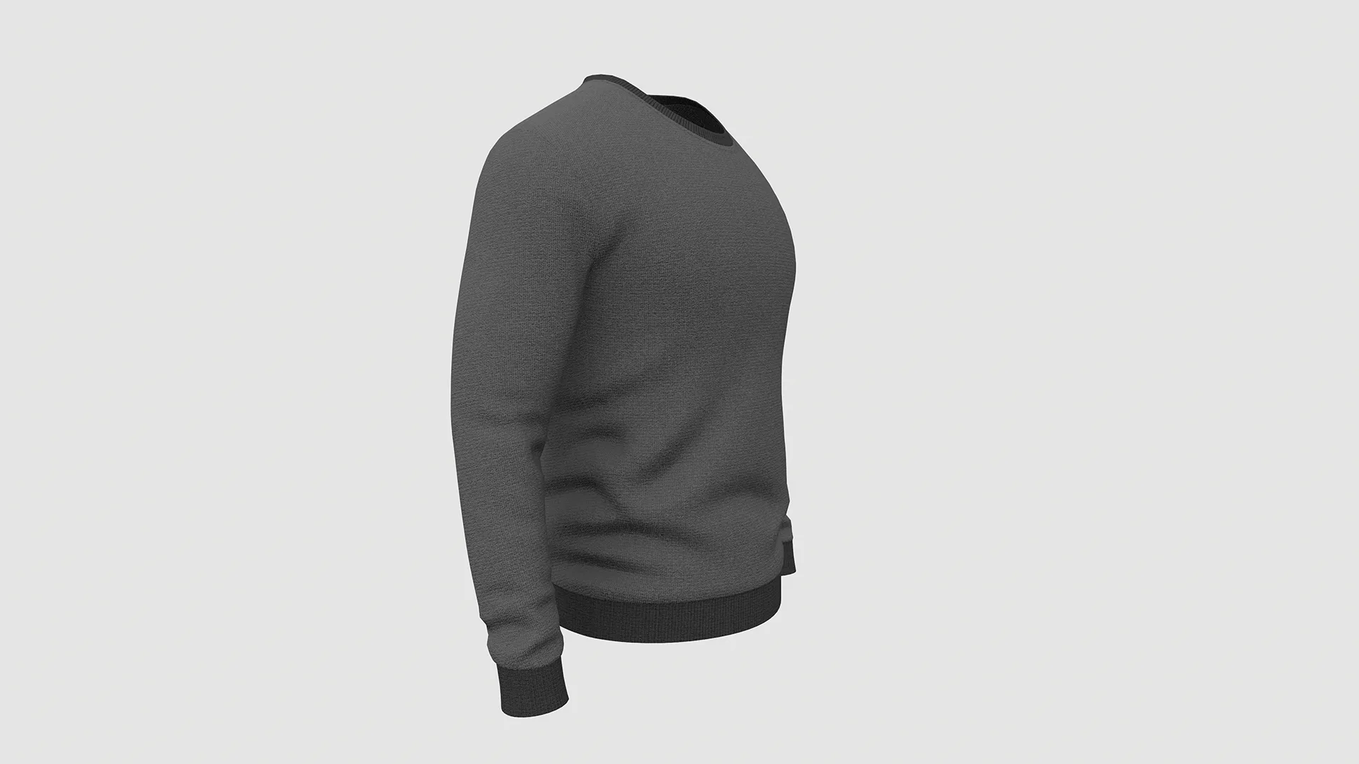 Sweatshirt Full Sleeves Grey