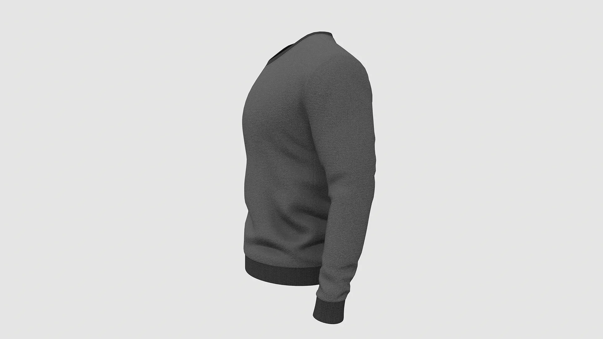 Sweatshirt Full Sleeves Grey