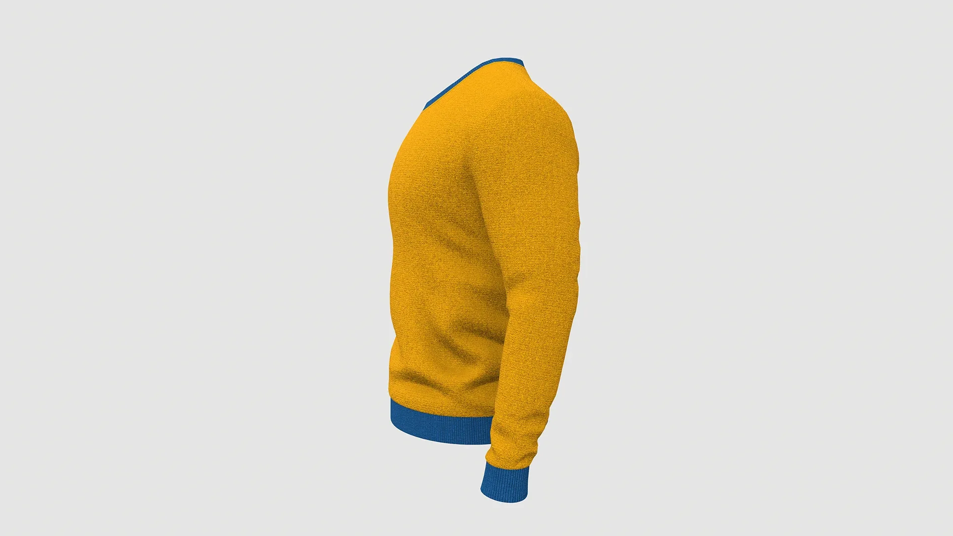 Sweatshirt Yellow Production Ready