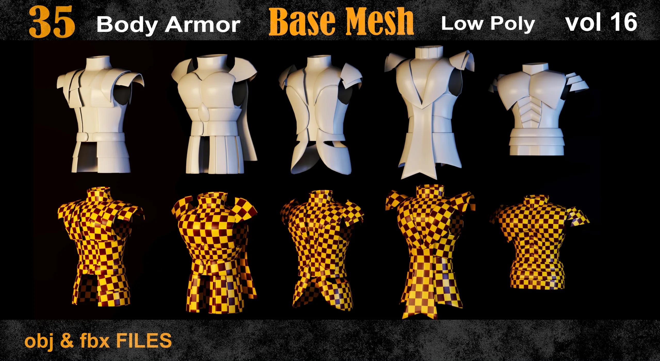 35 Body Armor Base Mesh vol16