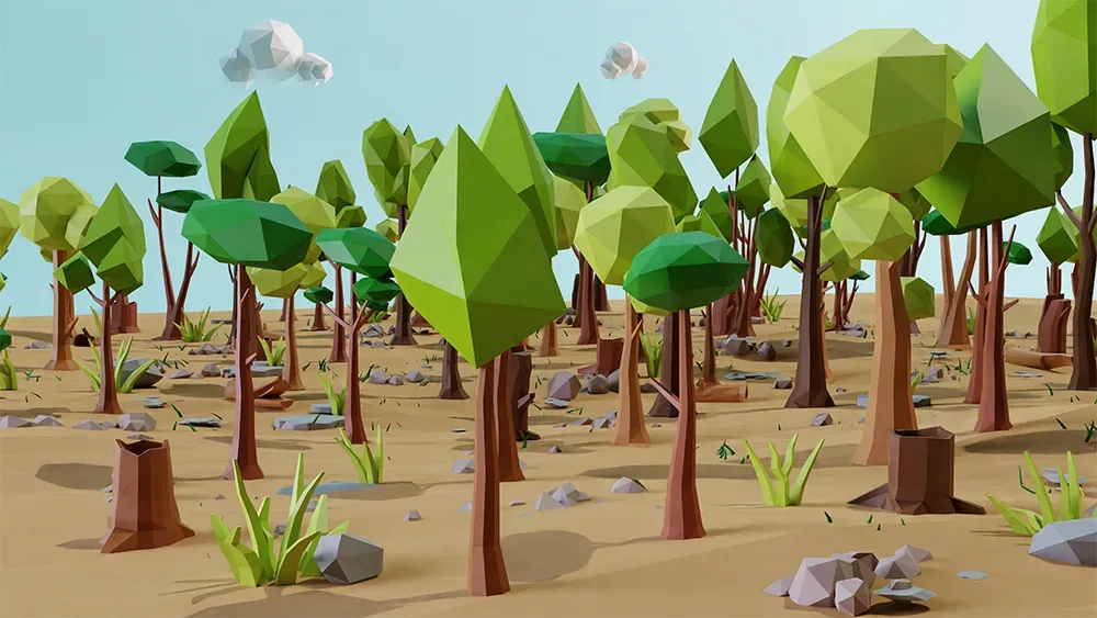 tree & Trunk kitbash VOL 01