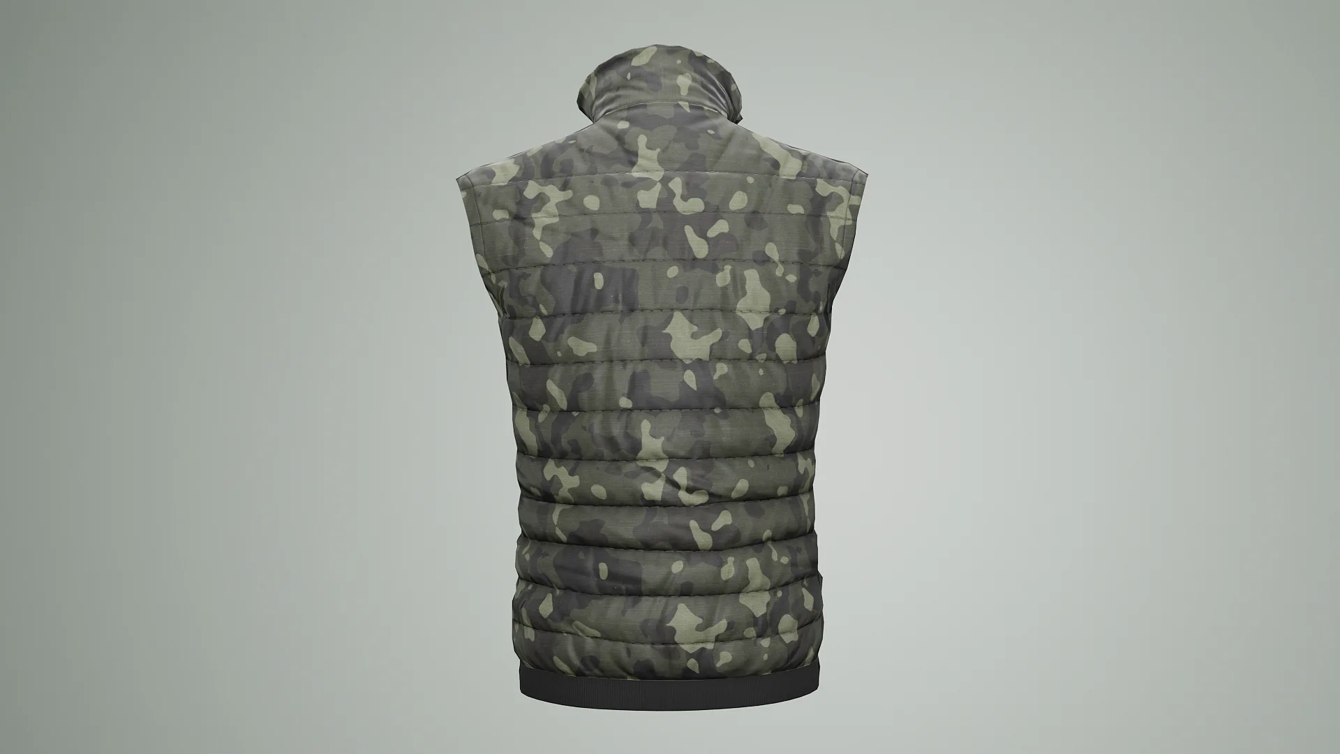 Jacket Sleeveless Camouflage