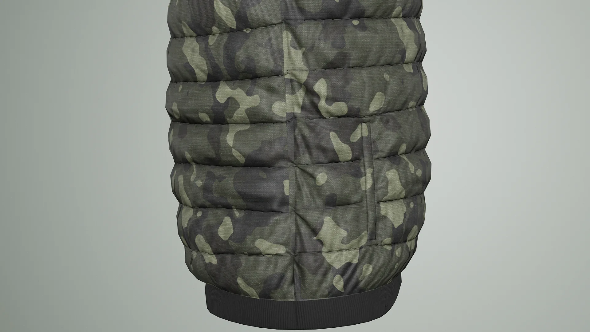 Jacket Sleeveless Camouflage