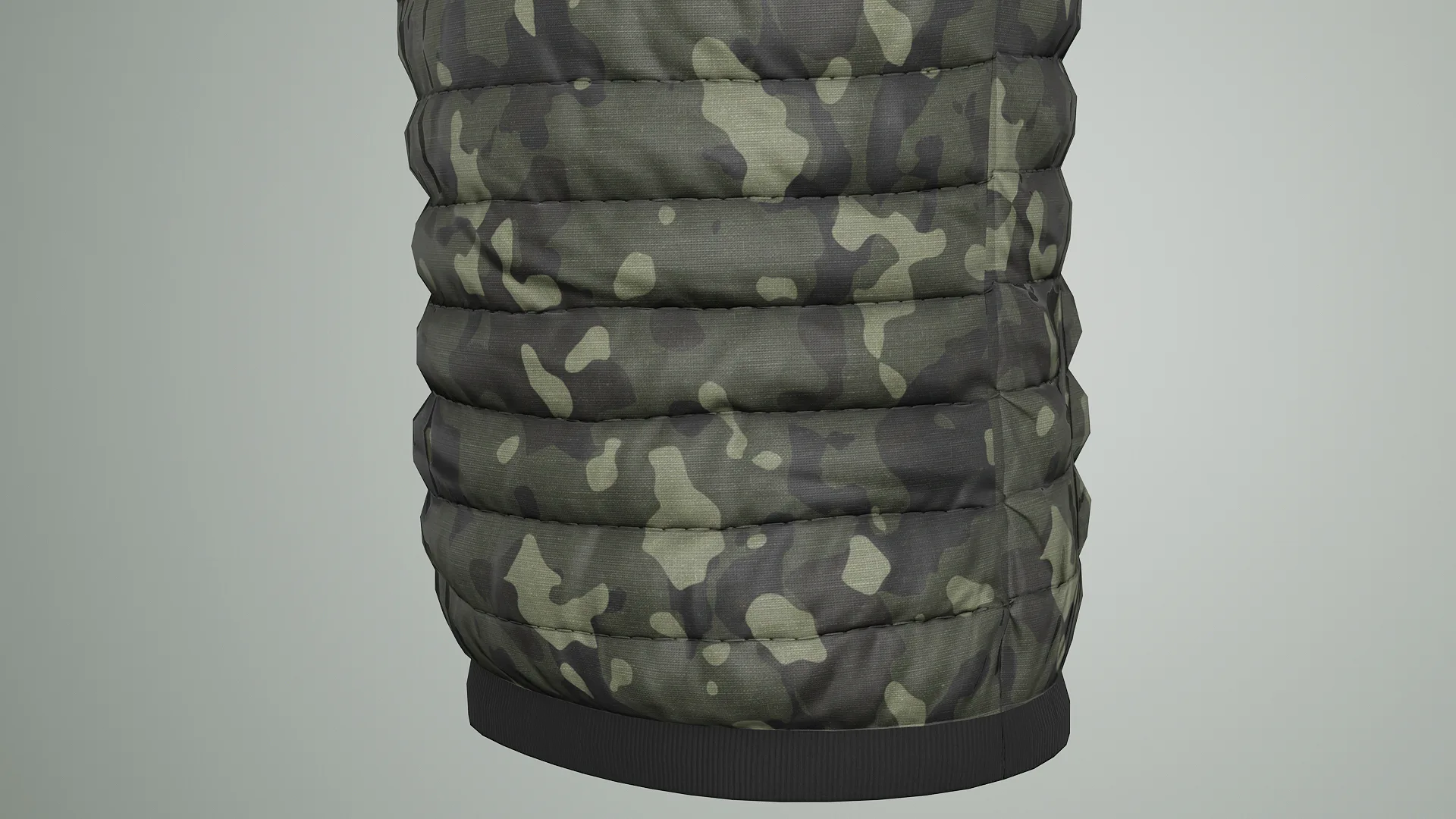 Jacket Sleeveless Camouflage