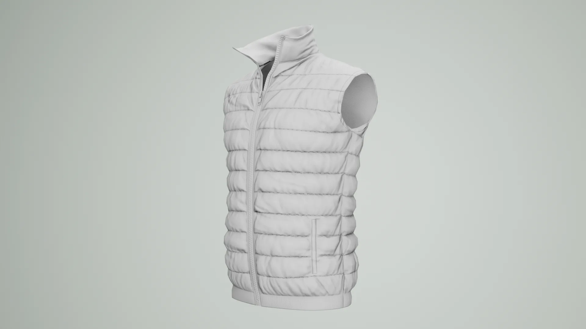 Jacket Sleeveless Camouflage