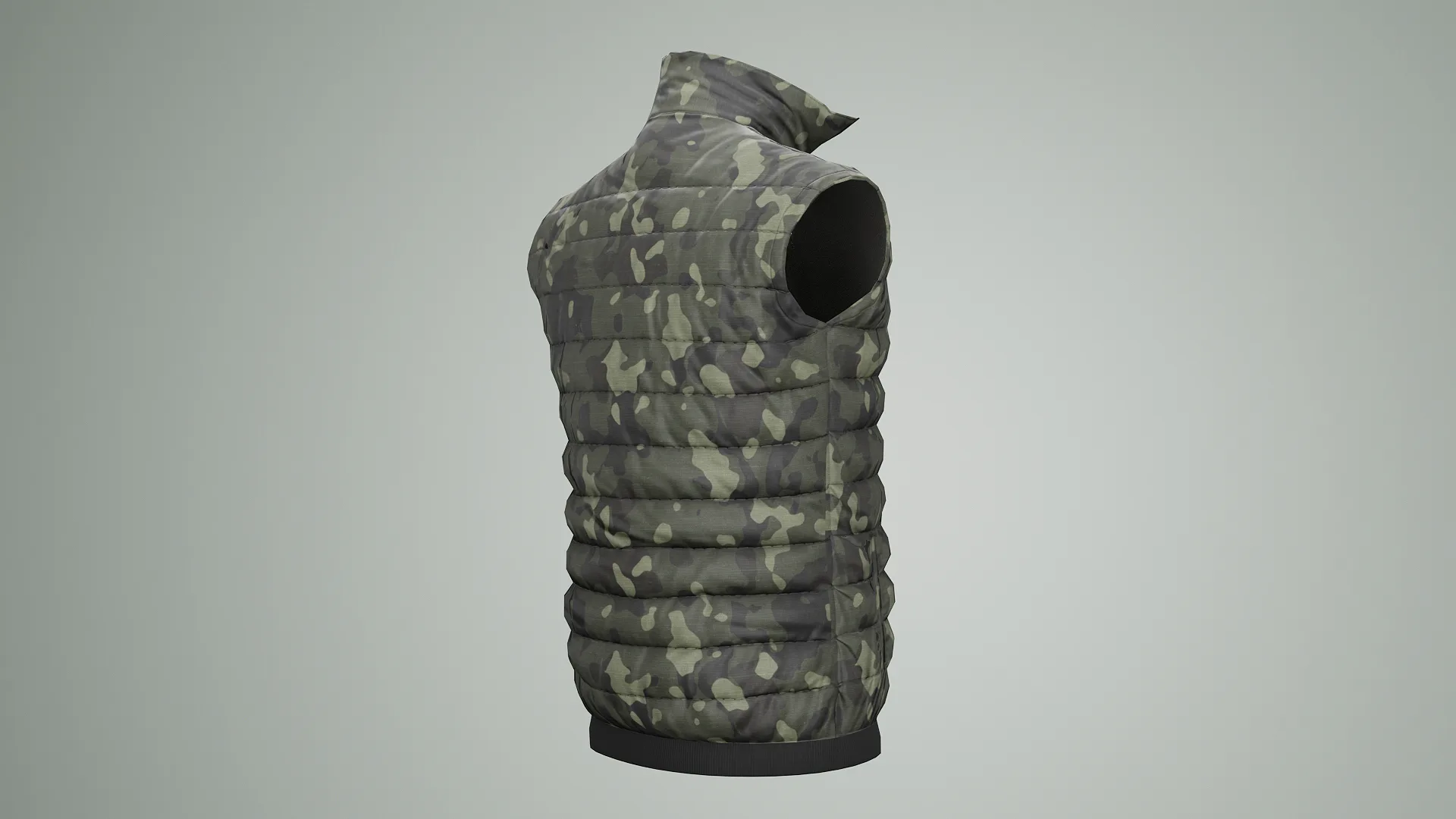 Jacket Sleeveless Camouflage