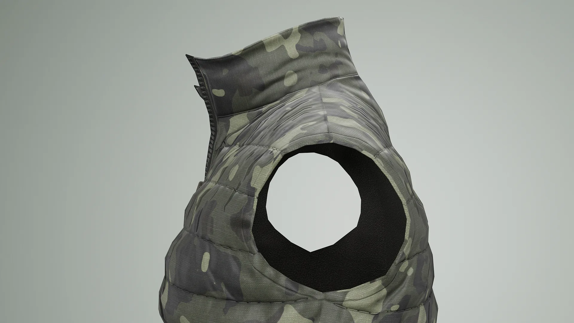 Jacket Sleeveless Camouflage