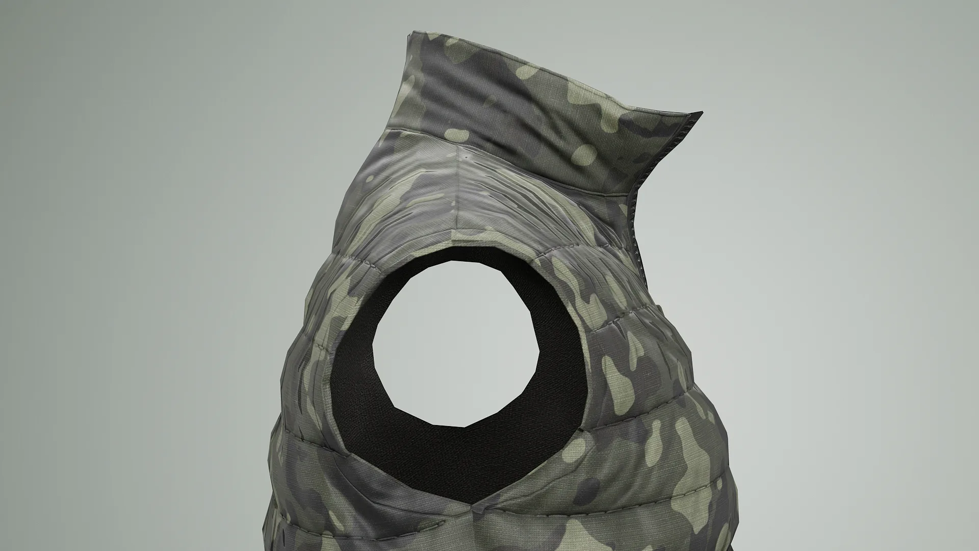 Jacket Sleeveless Camouflage