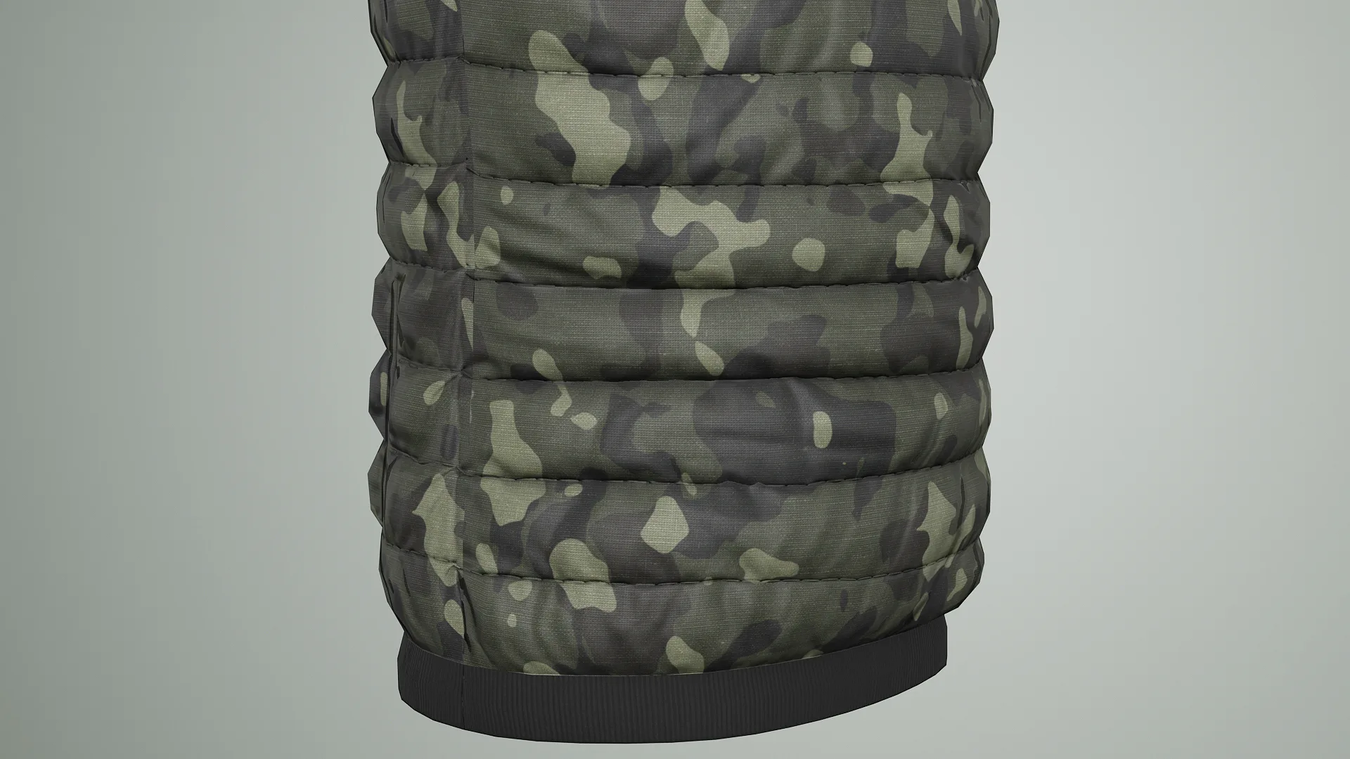 Jacket Sleeveless Camouflage