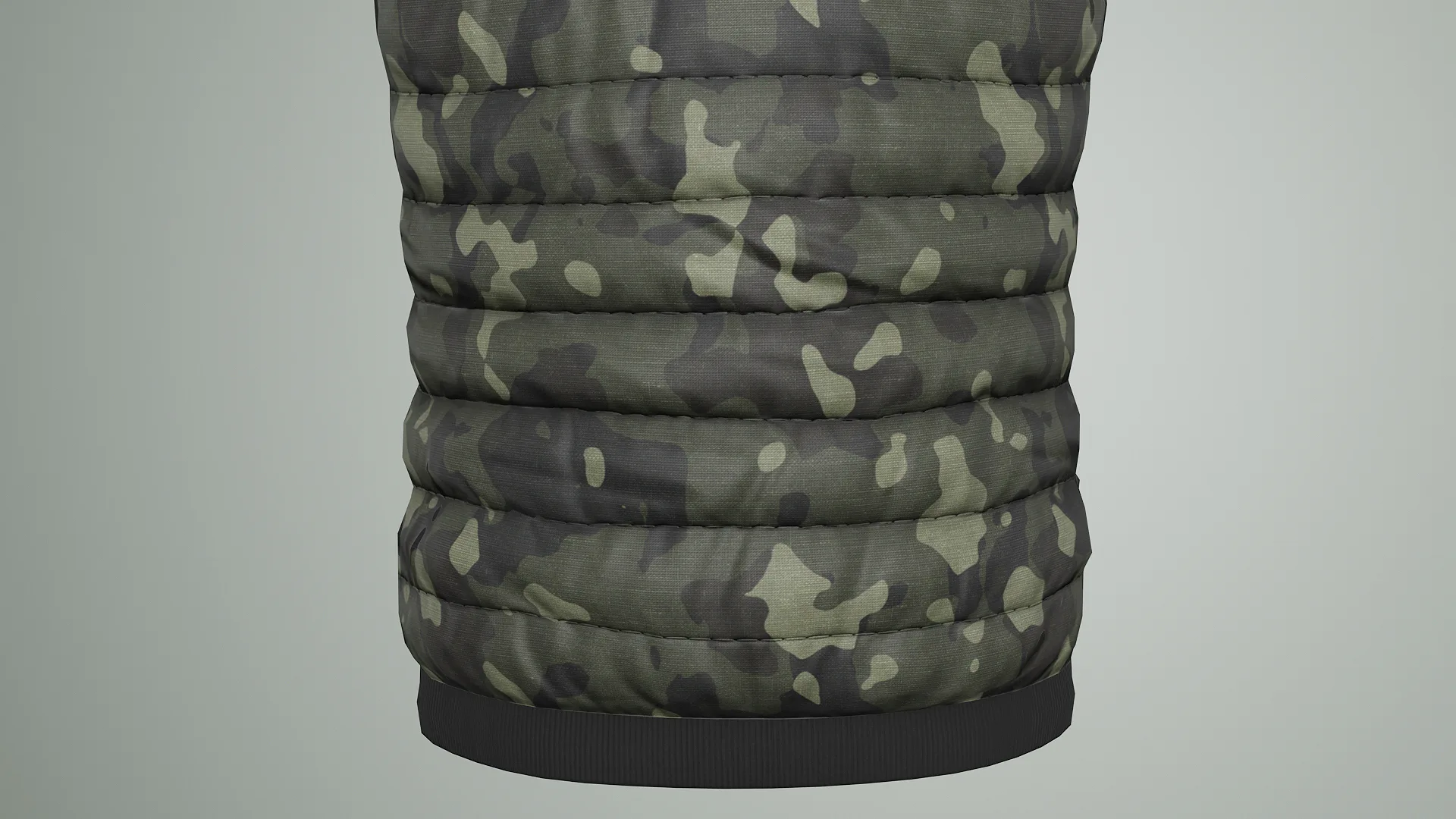 Jacket Sleeveless Camouflage