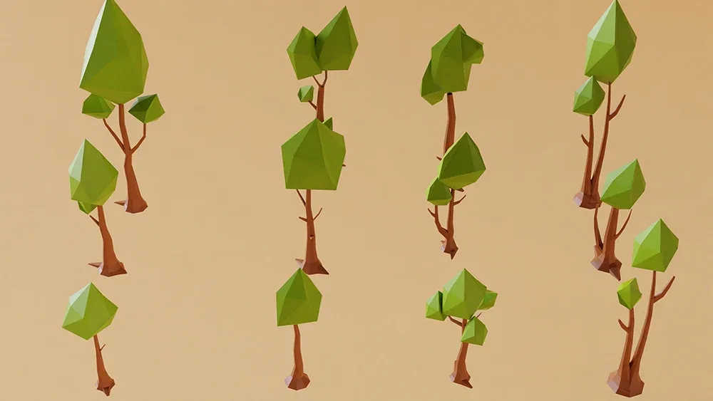 tree & Trunk kitbash VOL 01