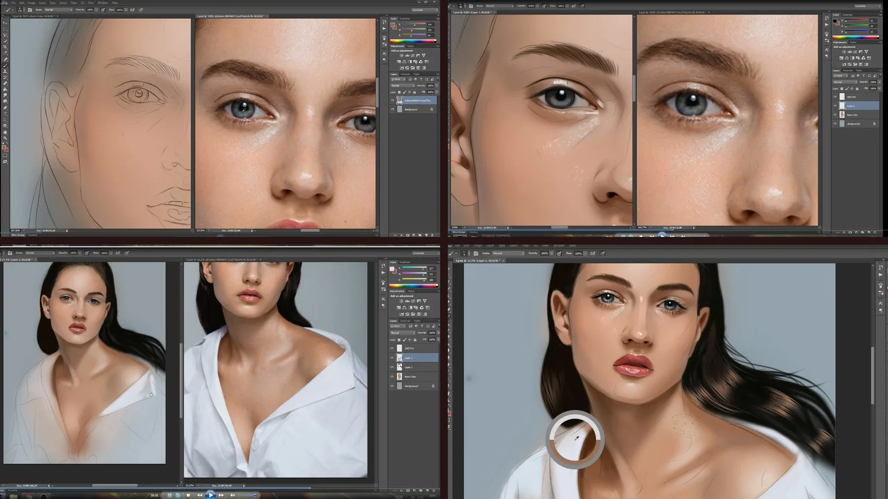Two - Portrait video tutorial bundle