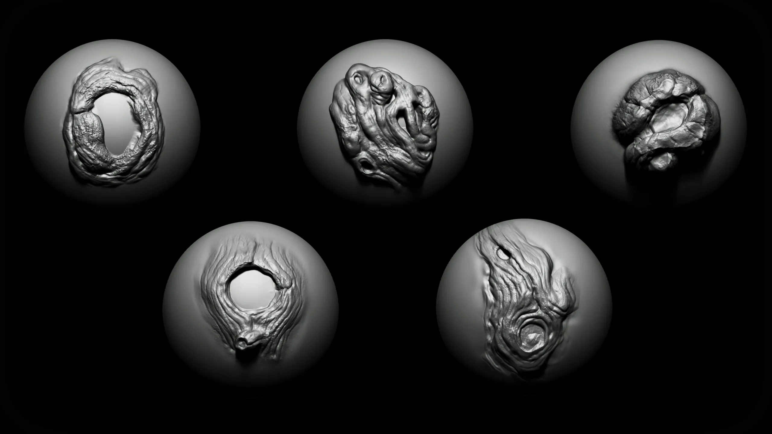 Zbrush + Blender - 40 Wood Details VDM Brush