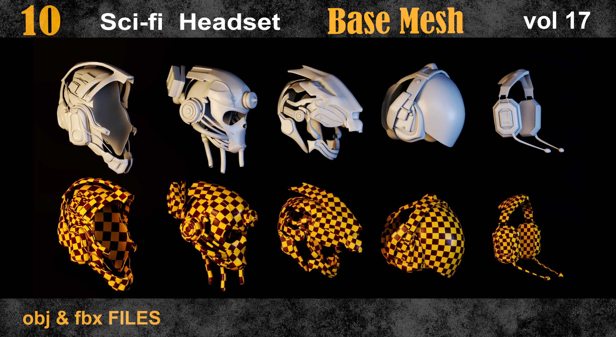 10 Sci_fi Headset BaseMesh vol17