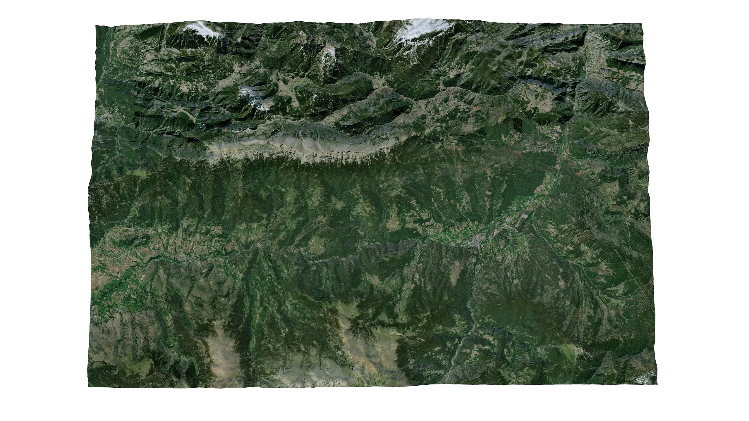 The Pyrenees Mountain Range Europe