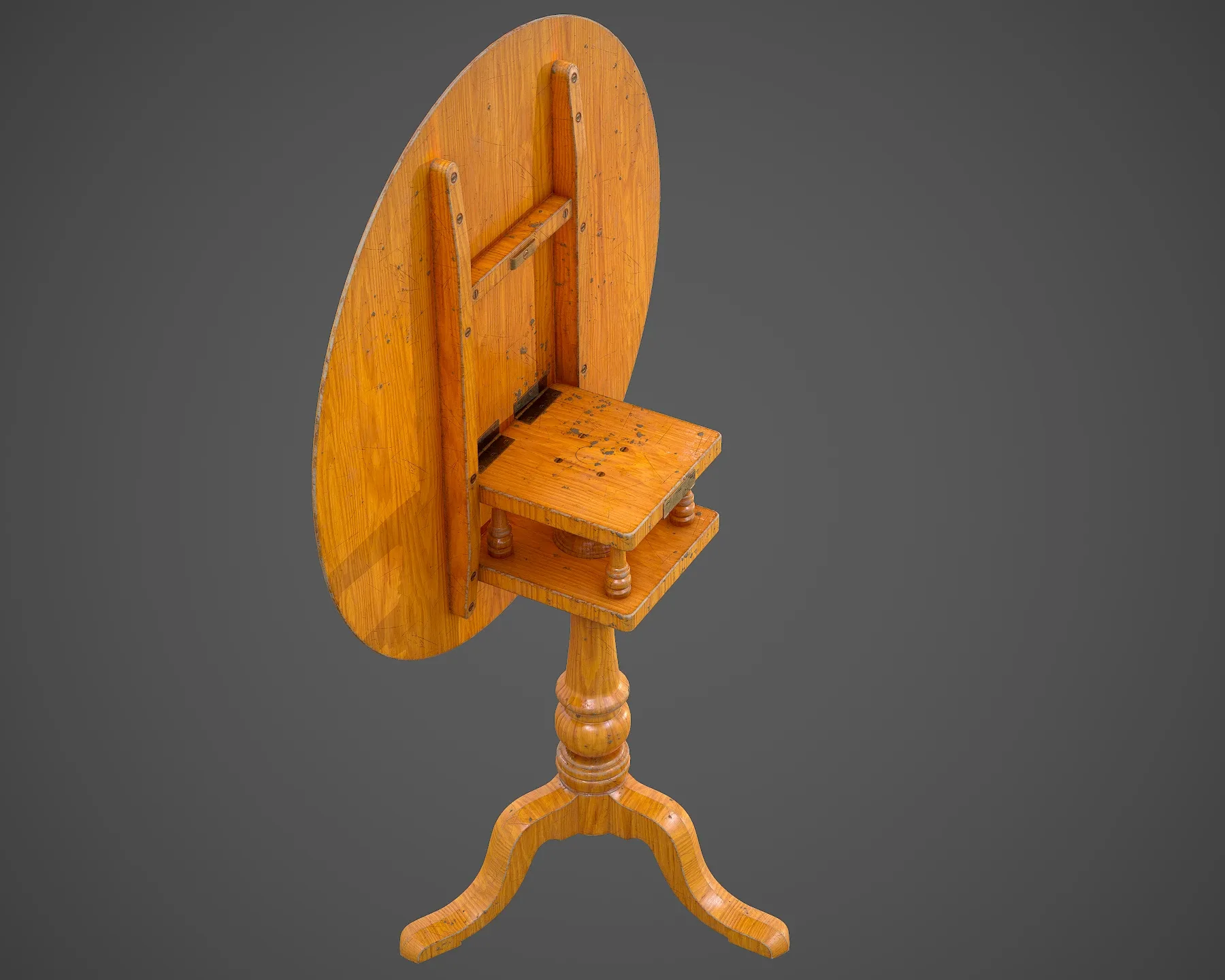 Tilt Top Table - Low Poly