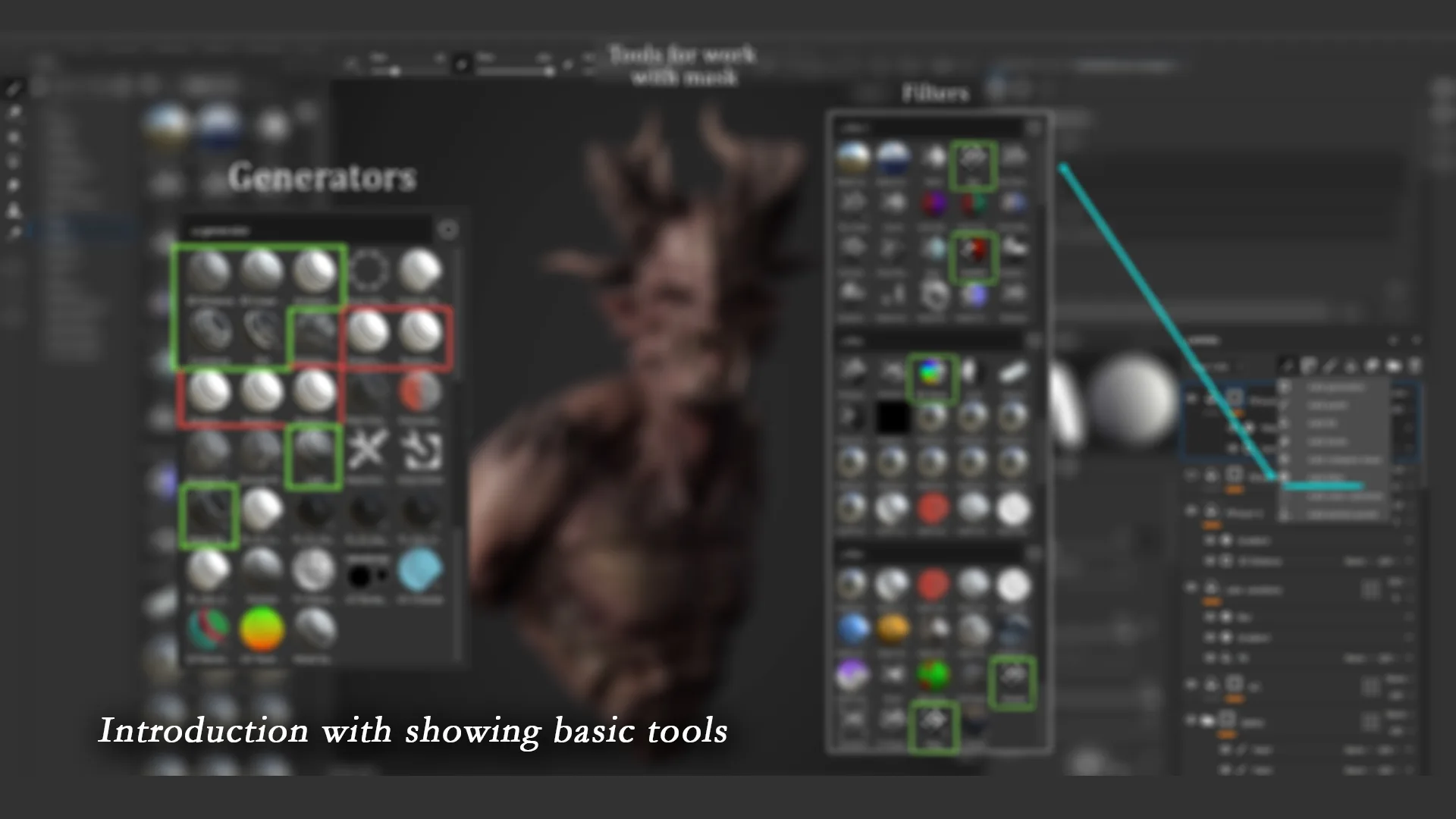 Procedural textures for creature | Substance painter workflow [RUS\ENG]