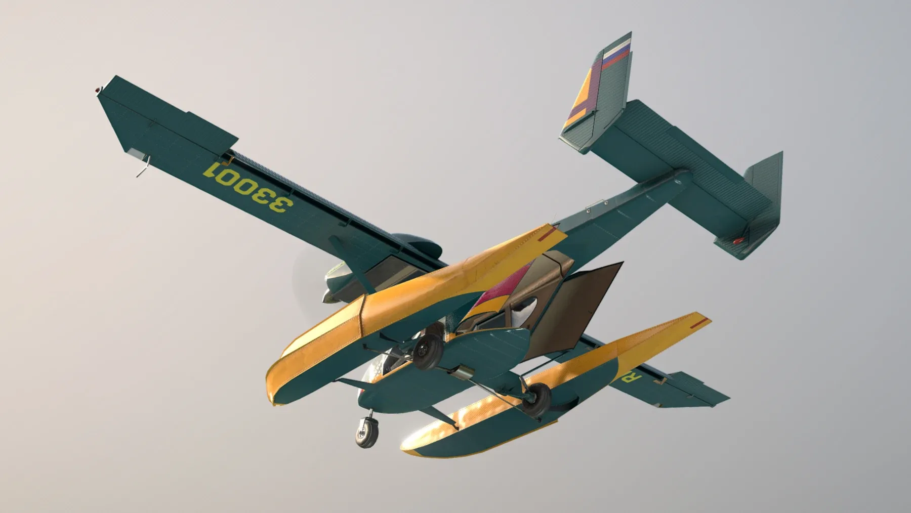 Accord-201 Floatsplane GreenYellow Livery