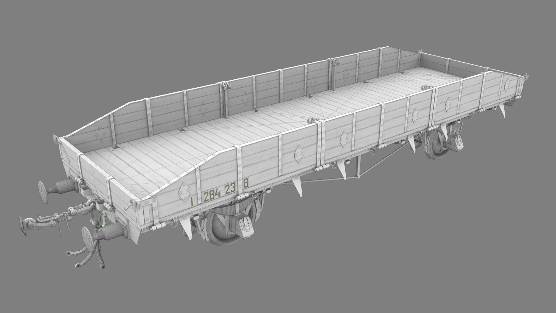 Armored Train JDP20T Railway Platform 20T