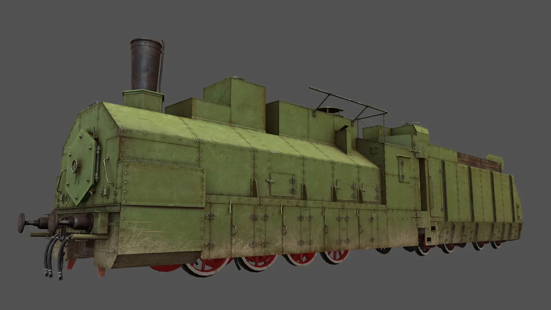 Armored Train PR-35 Locomotive