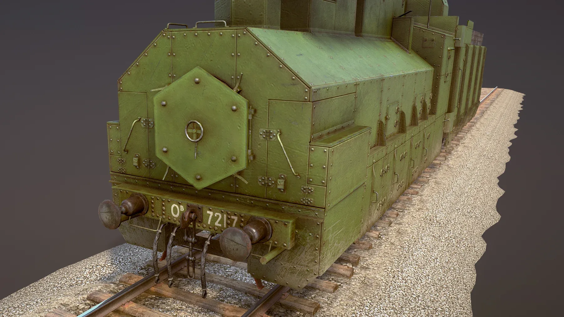 Armored Train PR-35 Locomotive