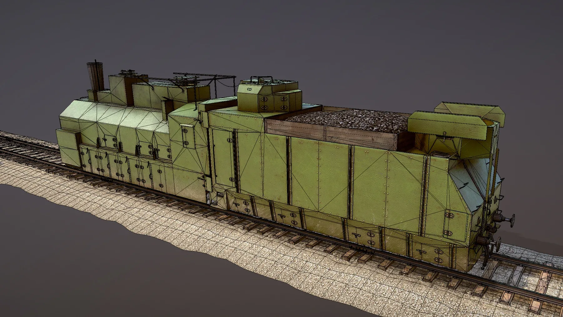 Armored Train PR-35 Locomotive