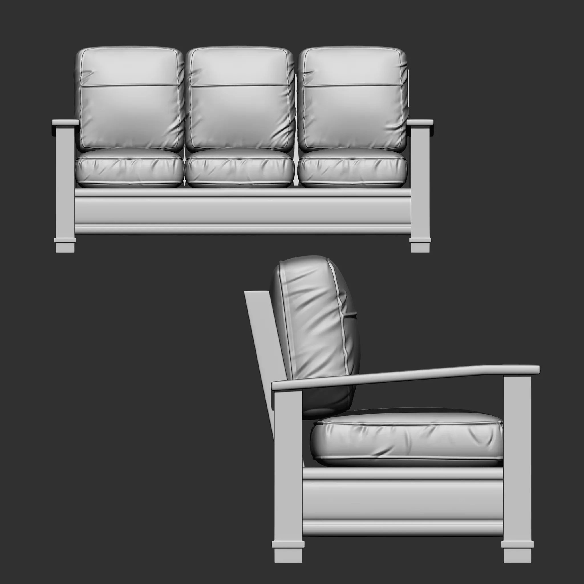 Sofa Chair Collection IMM Brush Pack (9 in One)