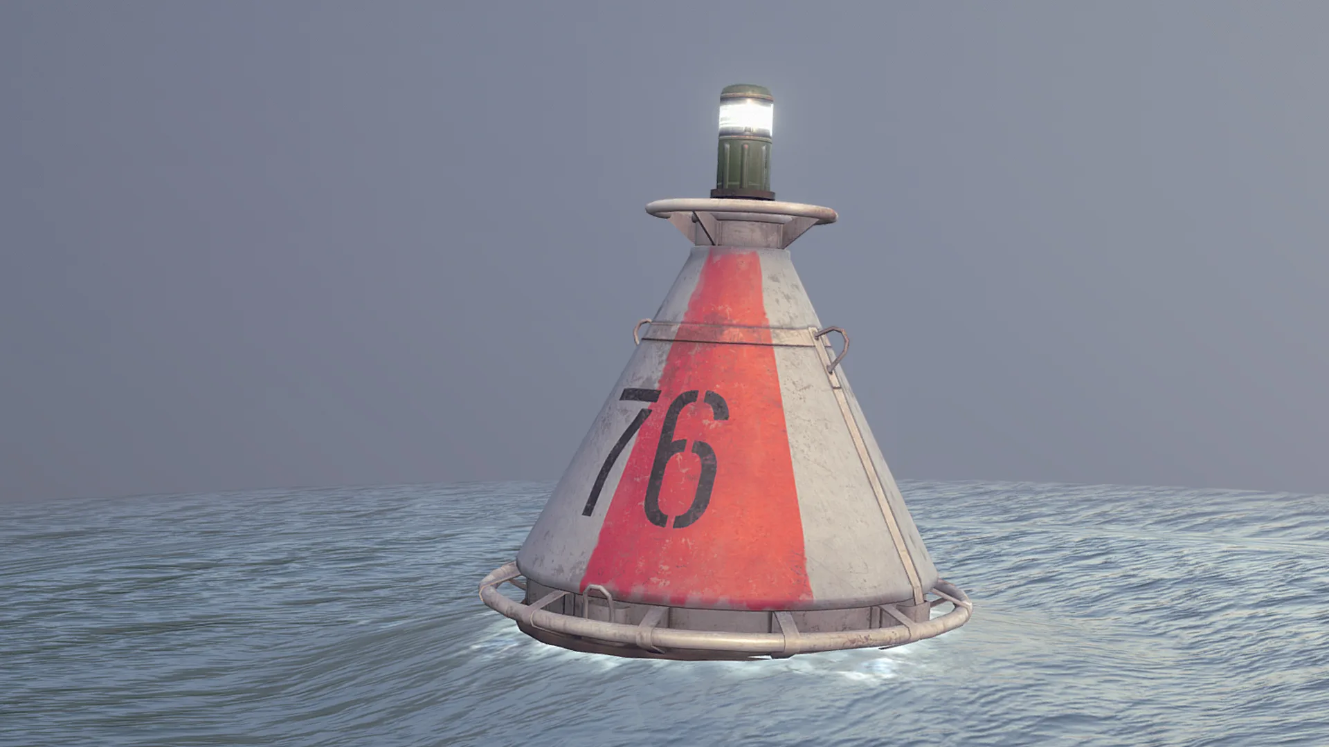 Buoy River RB-4-01 Divide Mark