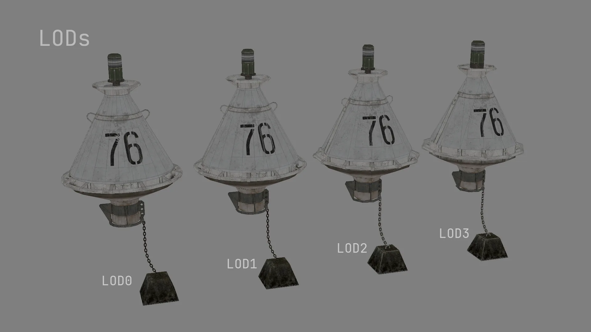 Buoy River RB-4-01 Divide Mark