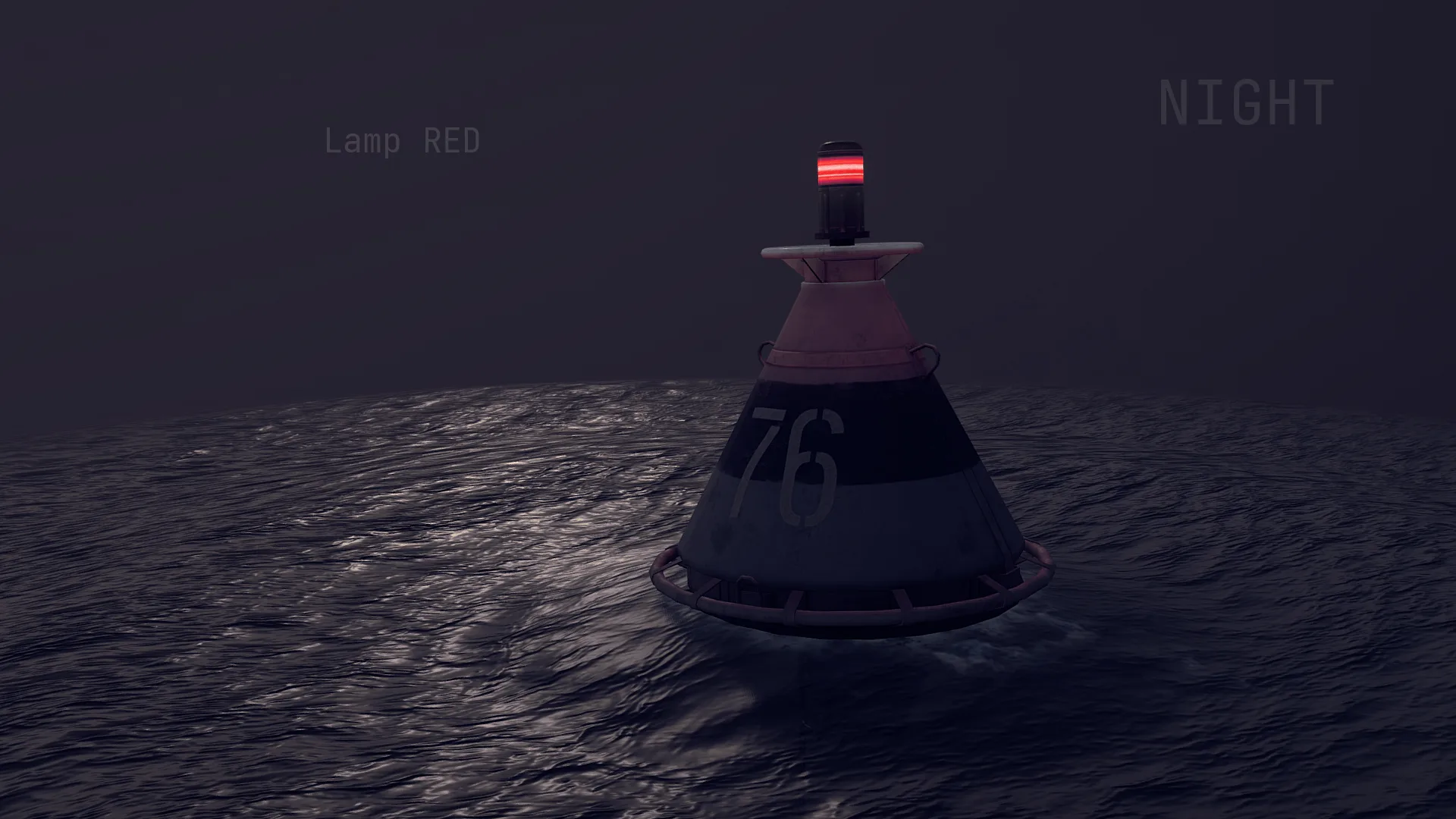 Buoy River RB-4-01 Left Turn Mark