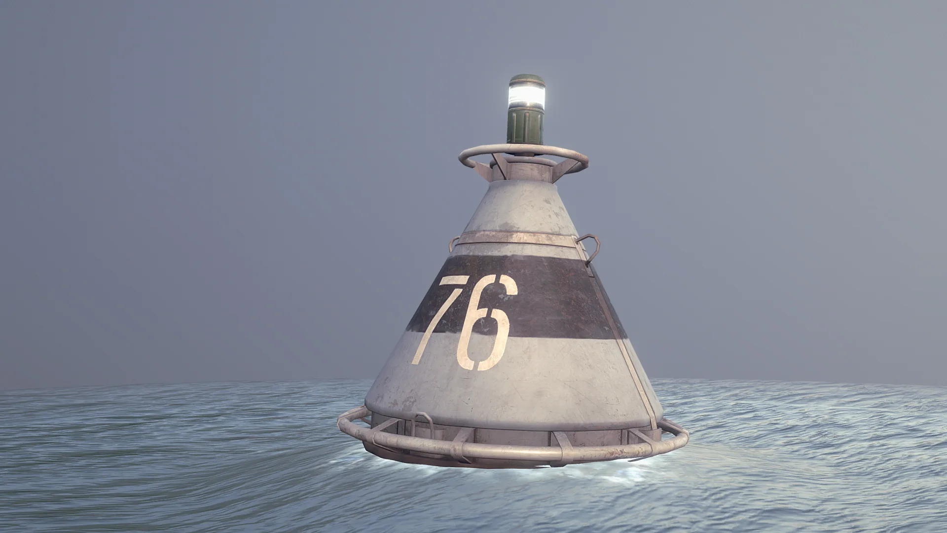 Buoy River RB-4-01 Left Turn Mark