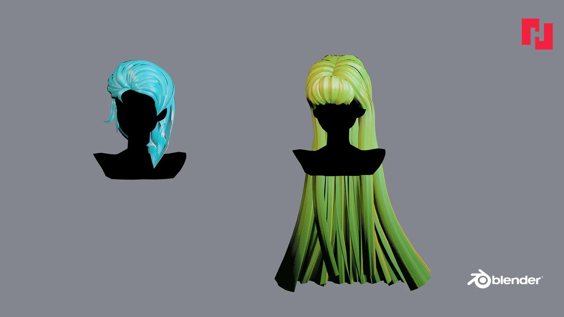 Hair pack 11 models