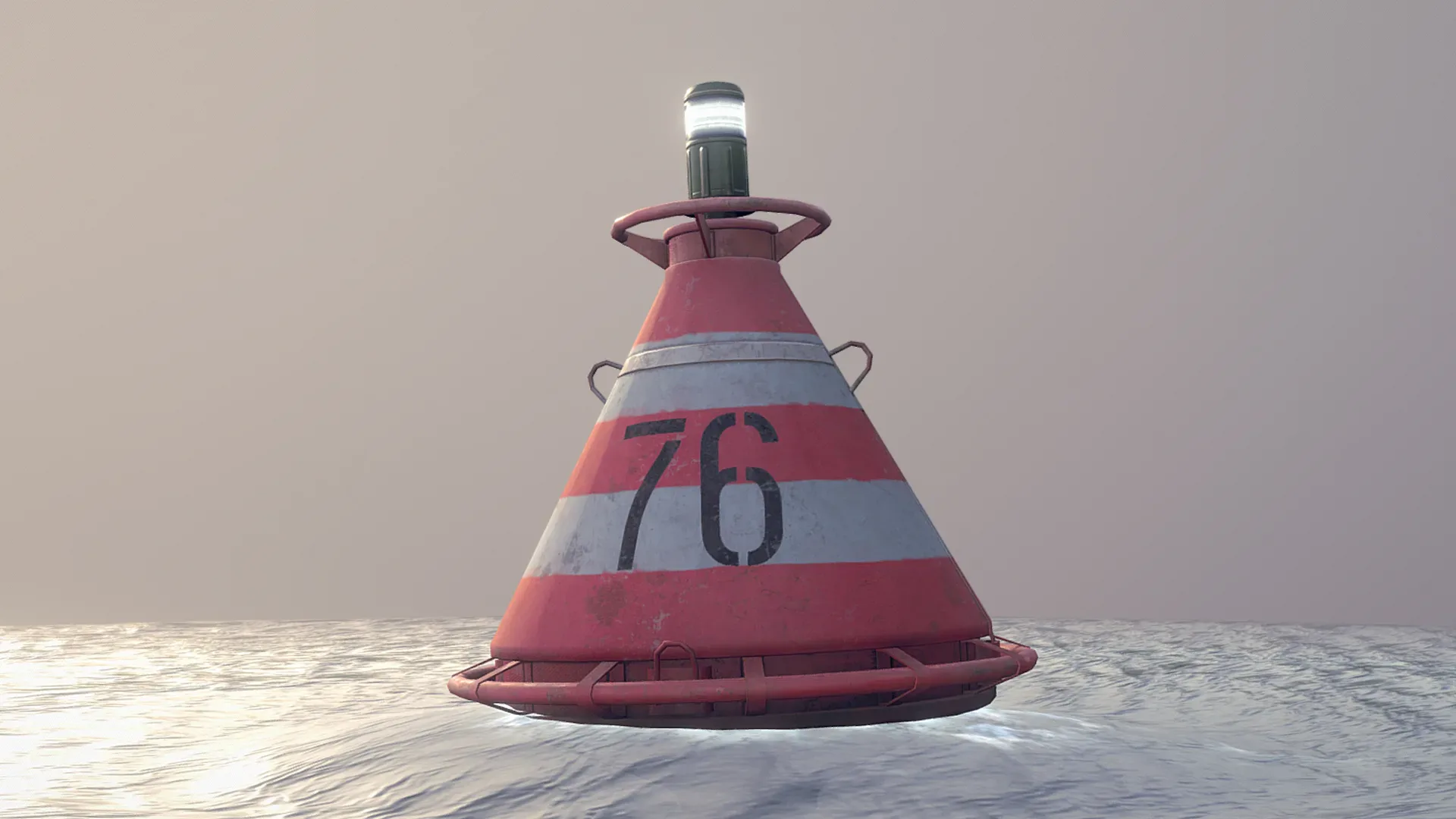 Buoy River RB-4-01 Turn Safe Water Mark