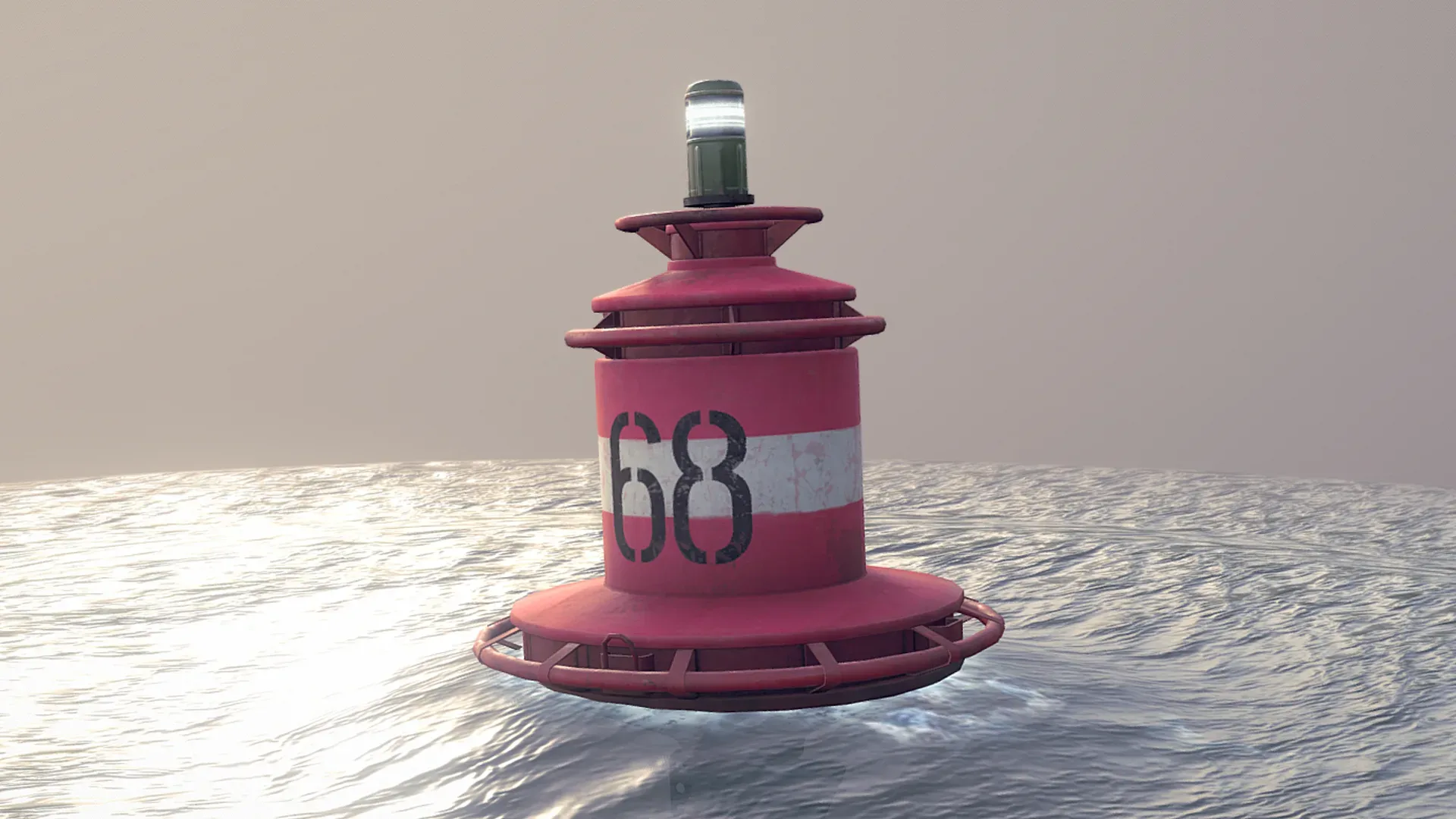 Buoy River RB-4-02 Right Turn Mark