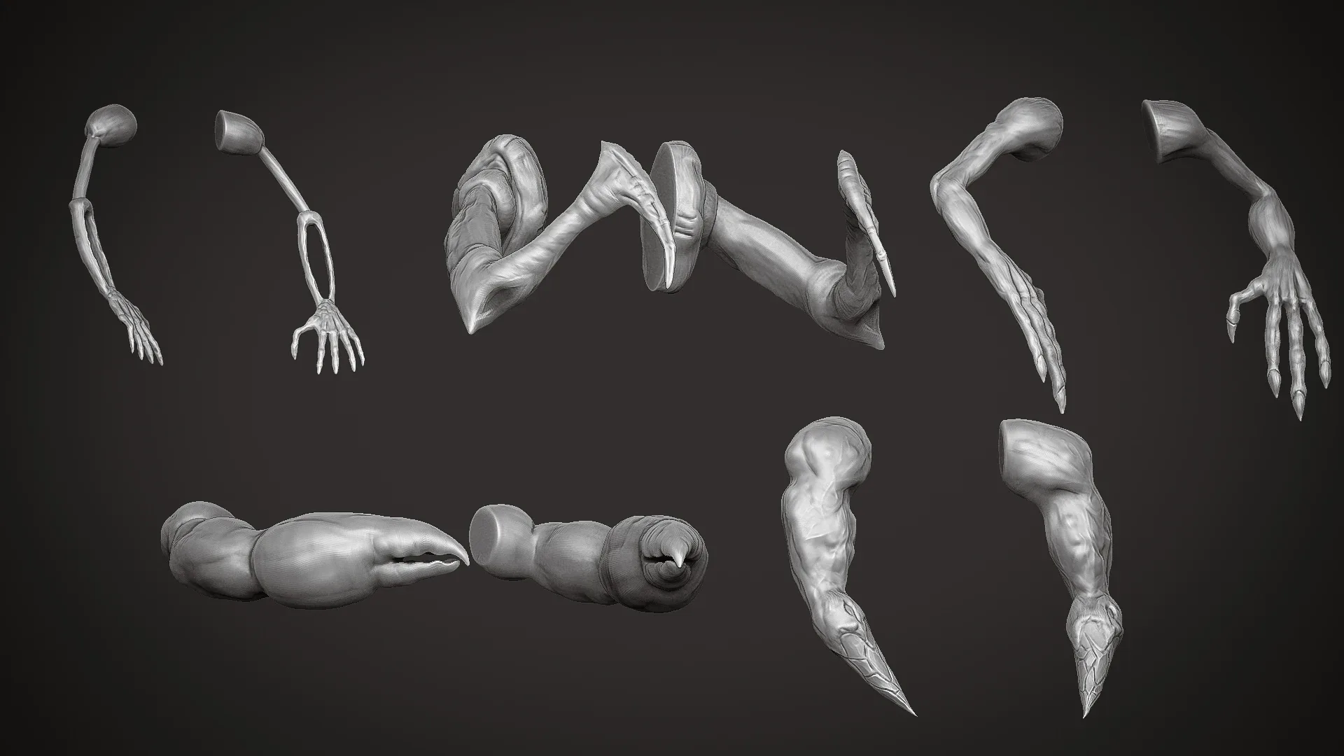 15 Stylized Arm IMM Brush