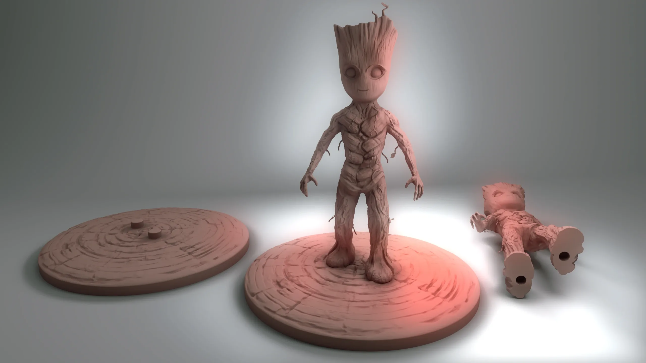 Groot ready for 3d print