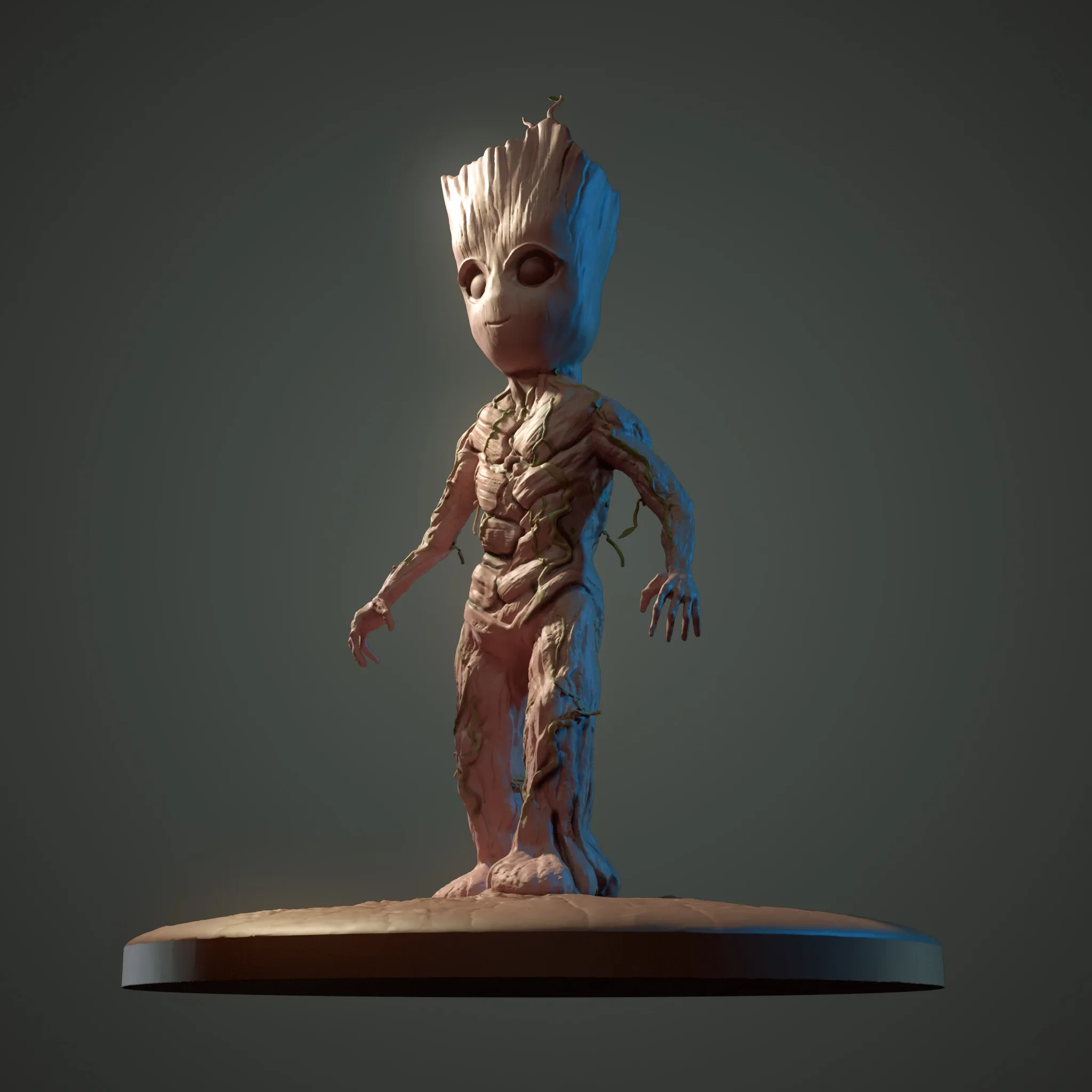 Groot ready for 3d print