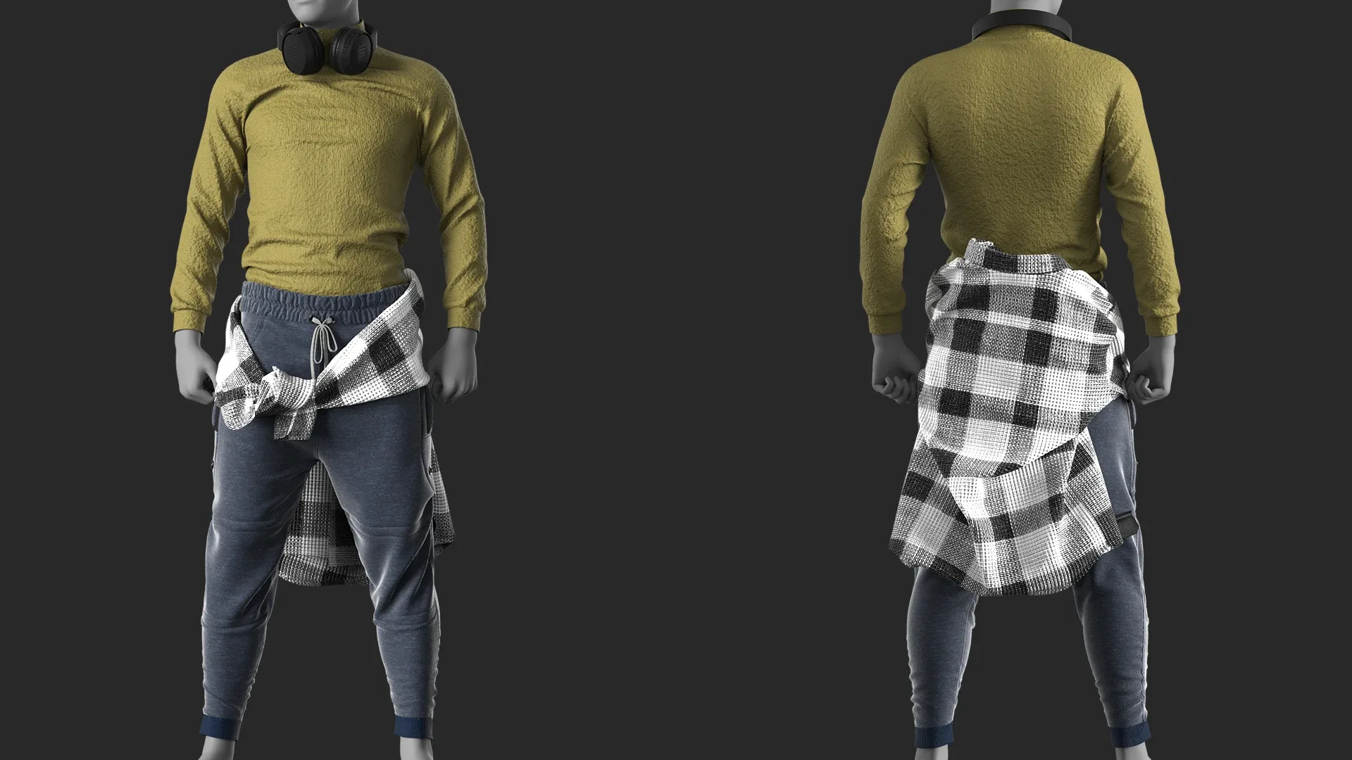 Tutorial Marvelous / CLO - Men's Outfit 6
