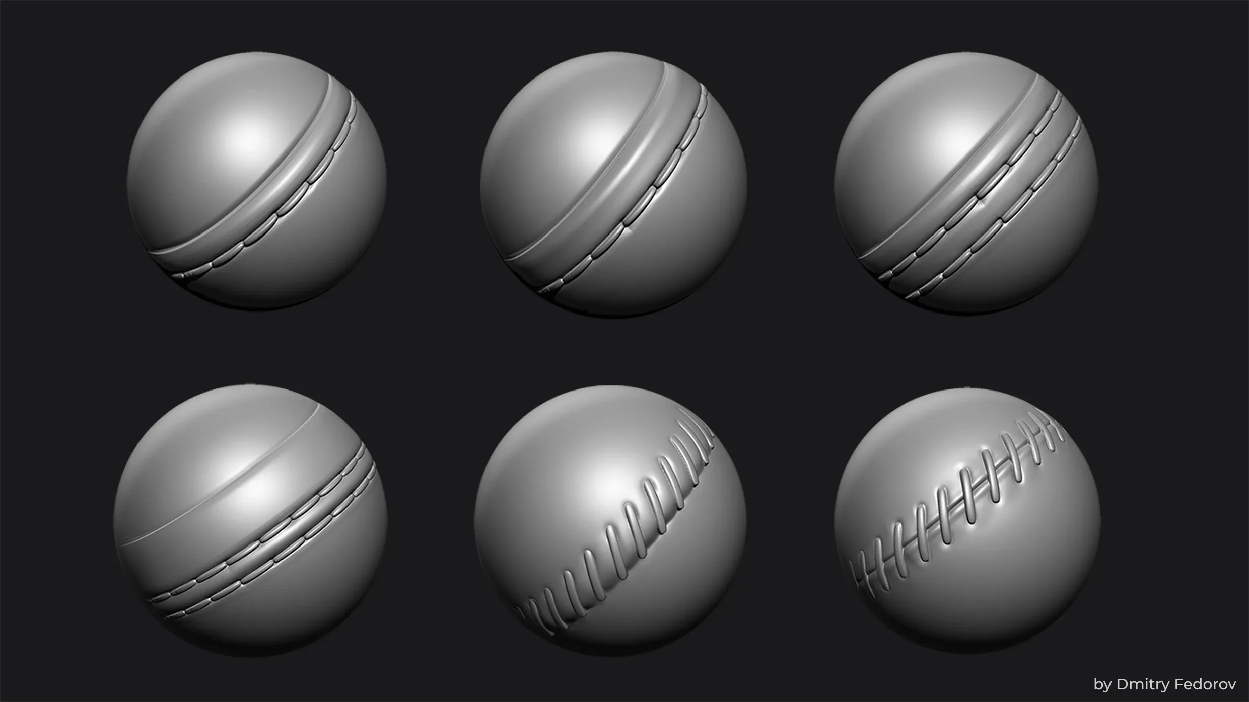 18 fabric brushes for Zbrush / Stitch / seam