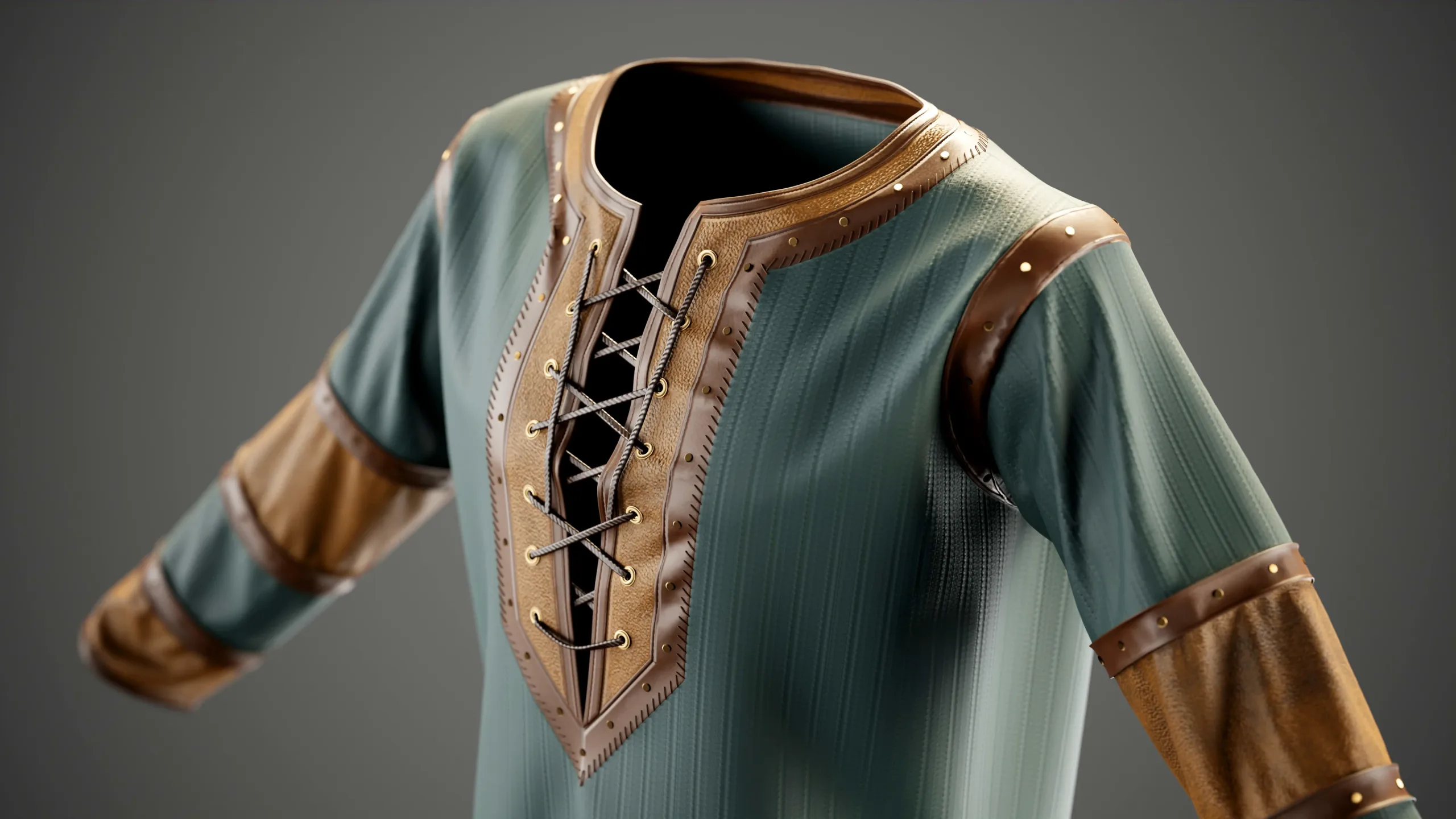 Viking Man Outfit Vol.03 - MD / Clo3d project + obj files