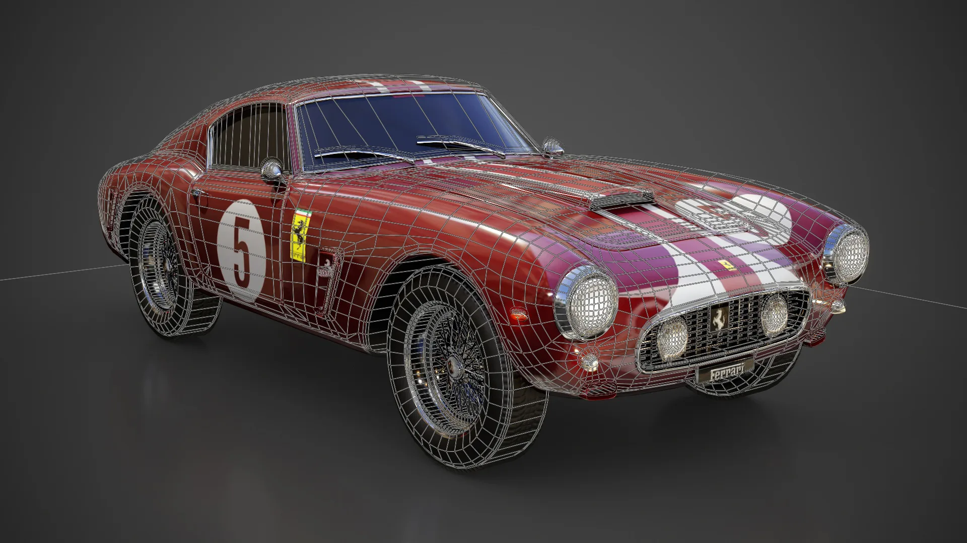 Ferrari 250GT SWB Berlinetta 3D Model