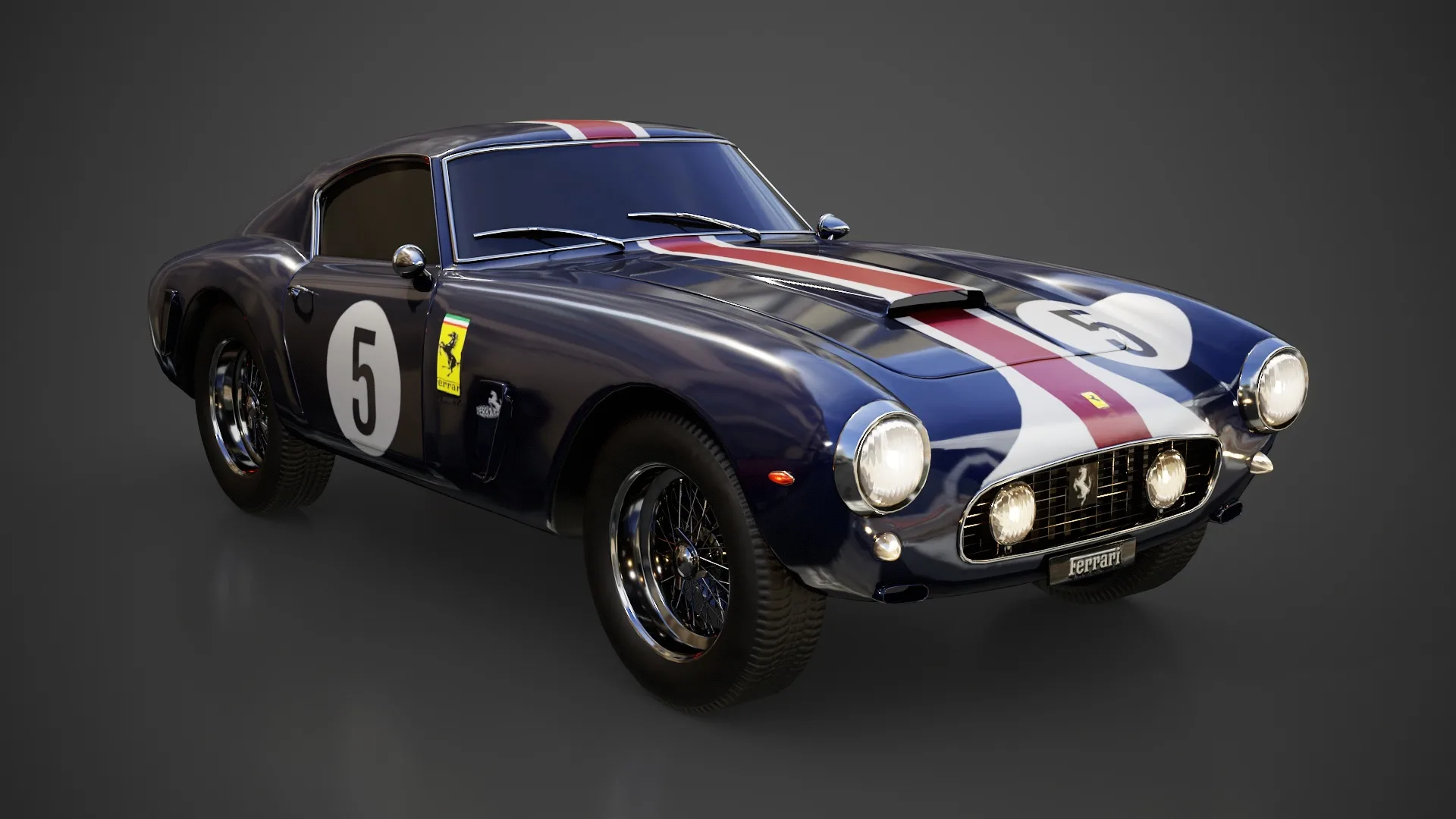 Ferrari 250GT SWB Berlinetta 3D Model