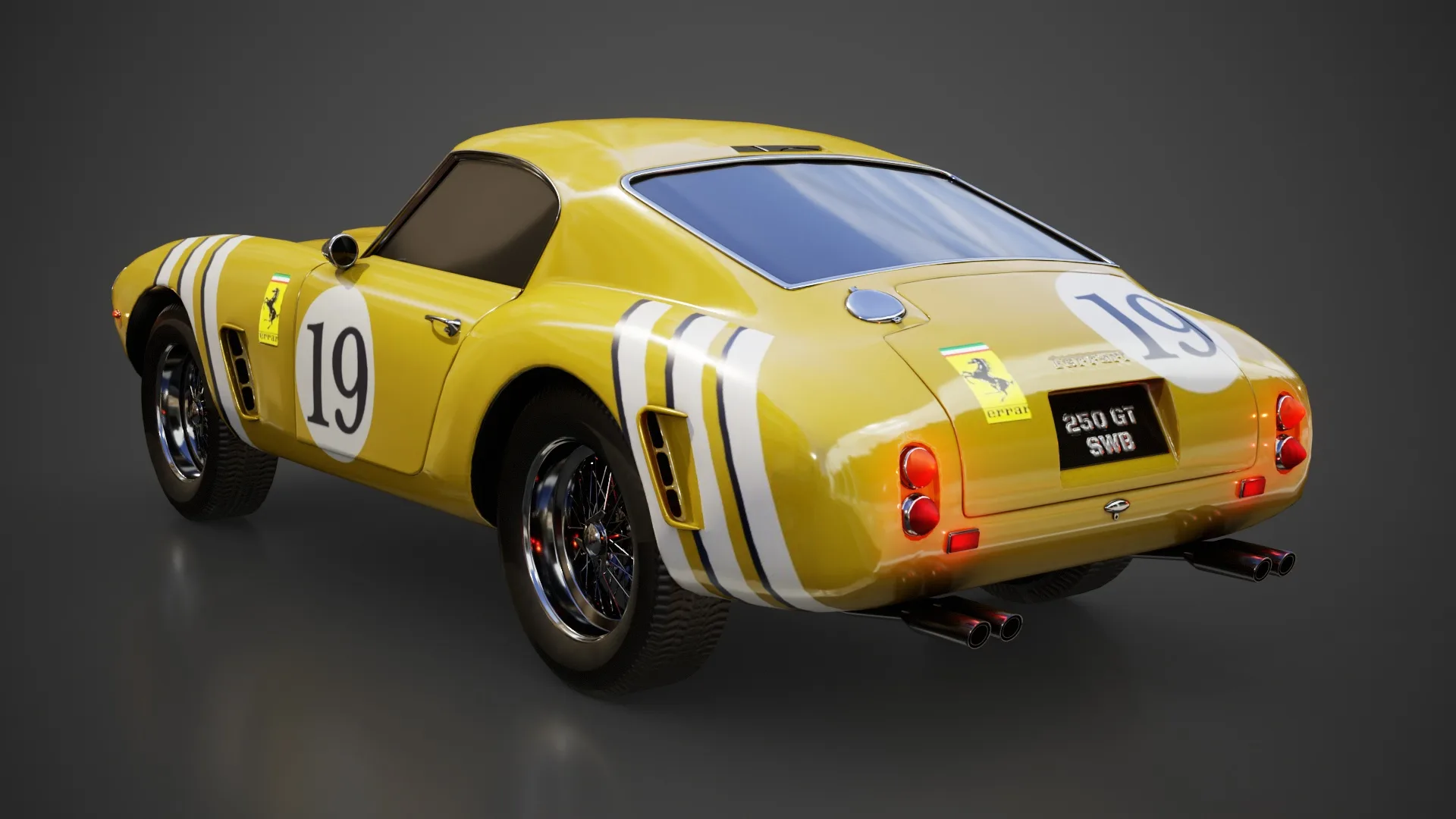 Ferrari 250GT SWB Berlinetta 3D Model